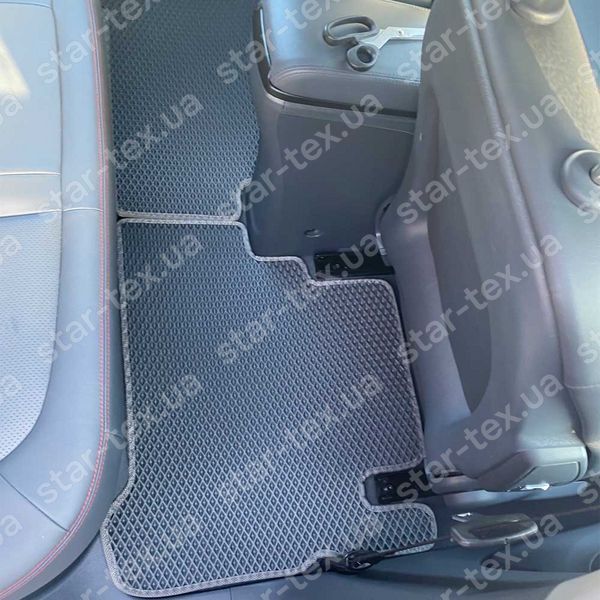 Комплект ковриков в салон на Chevrolet Bolt EV (2016 - 2023) EVA/Ромб Черный/Черный 10384-01-21-41 фото 3