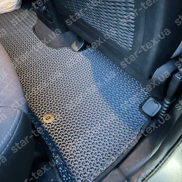 Комплект килимків до салону на KIA Sorento III (UM) (2014 - 2020) EVA/Ромб Чорний/Чорний 11371-01-21-41 зображення 22