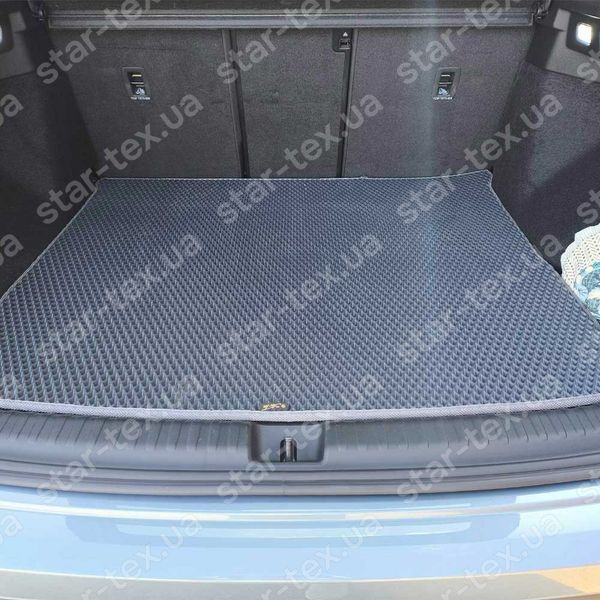 Коврик в багажник на Audi Q4 E-Tron EV (2021 - ) EVA/Ромб Черный/Черный 15608-01-21-41 фото 3