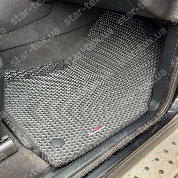 Комплект килимків до салону на BMW X5 E53 (1999 - 2006) EVA/Ромб Чорний/Чорний 10260-01-21-41 зображення 13