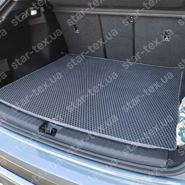 Коврик в багажник на Audi Q4 E-Tron EV (2021 - ) EVA/Ромб Черный/Черный 15608-01-21-41 фото 2