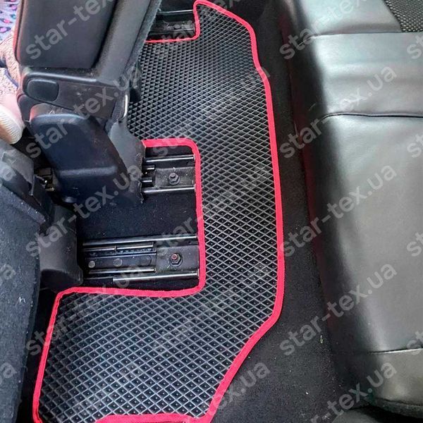 Килимки EVA/Ромб на 3-й рядок на Dodge Journey (2008 - 2020) Чорний/Чорний 10615-01-21-41 зображення 2
