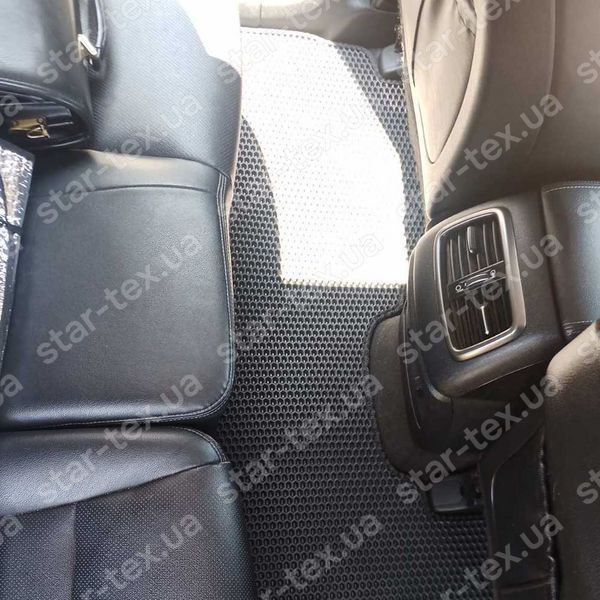 Комплект килимків до салону на KIA Sorento III (UM) (2014 - 2020) EVA/Ромб Чорний/Чорний 11371-01-21-41 зображення 11