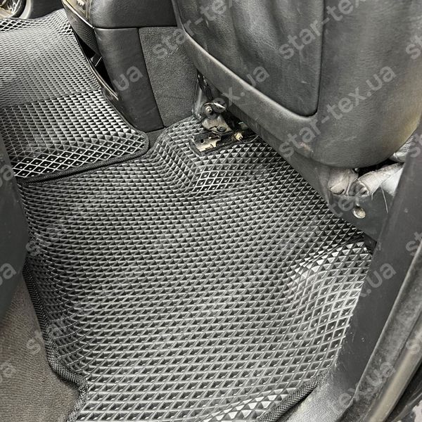 Комплект килимків до салону на BMW X5 E53 (1999 - 2006) EVA/Ромб Чорний/Чорний 10260-01-21-41 зображення 15