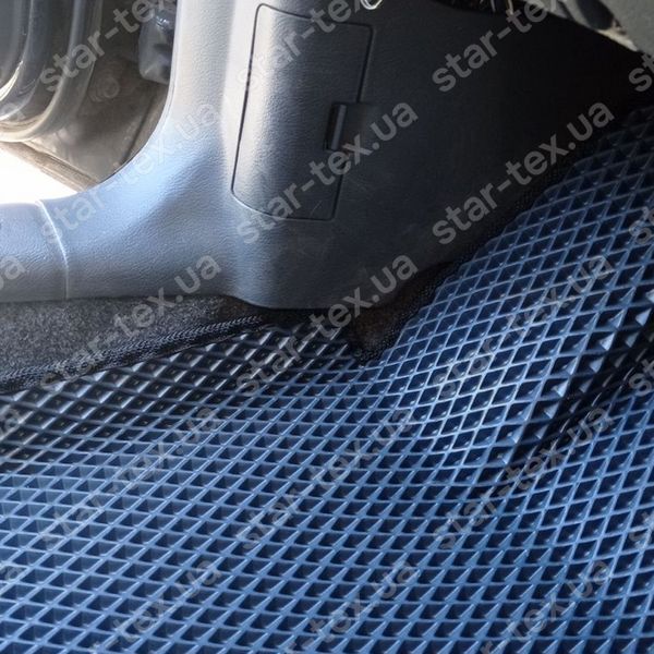 Комплект килимків до салону на Daewoo Sens (2000 - 2018) EVA/Ромб Чорний/Чорний 13470-01-21-41 зображення 6