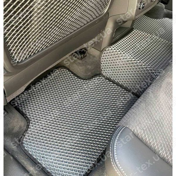 Комплект килимків EVA/Ромб до салону на Audi Q7 (4M) II (2015 - ) Чорний/Чорний 13316-01-21-41 зображення 4