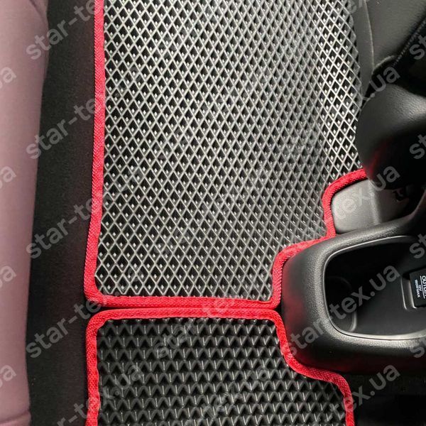 Комплект ковриков в салон на Honda MN-V (2019 - ) EVA/Ромб Черный/Черный 11005-01-21-41 фото 6