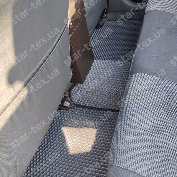 Комплект килимків до салону на Daewoo Sens (2000 - 2018) EVA/Ромб Чорний/Чорний 13470-01-21-41 зображення 3