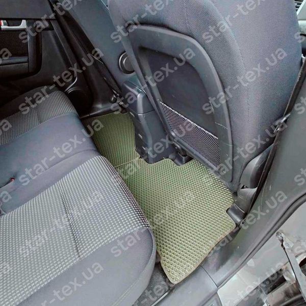 Комплект килимків EVA/Ромб до салону на Chevrolet Captiva (2006 - 2011) ліворульна версія Чорний/Чорний 10394-01-21-41 зображення 4