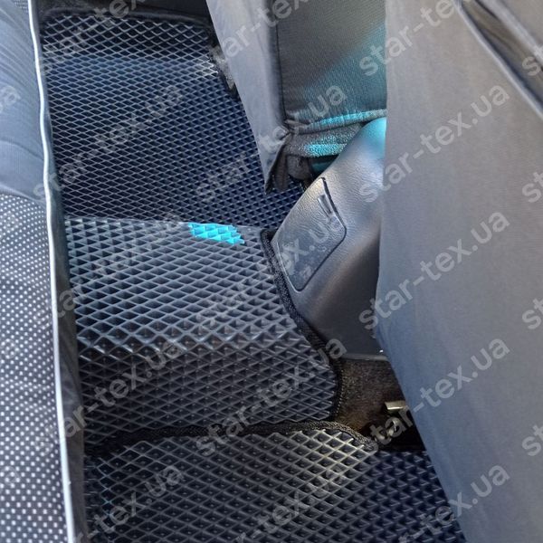 Комплект килимків до салону на Daewoo Sens (2000 - 2018) EVA/Ромб Чорний/Чорний 13470-01-21-41 зображення 9