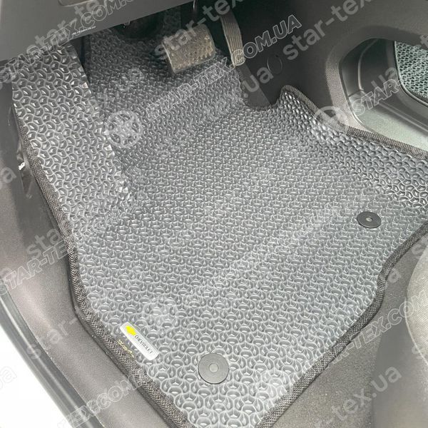 Комплект ковриков в салон на Chevrolet Bolt EV (2016 - 2023) EVA/Ромб Черный/Черный 10384-01-21-41 фото 8