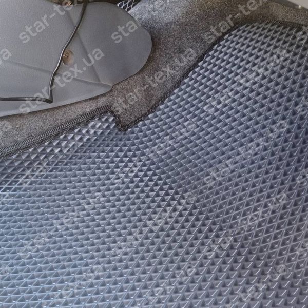 Комплект килимків до салону на Daewoo Sens (2000 - 2018) EVA/Ромб Чорний/Чорний 13470-01-21-41 зображення 7