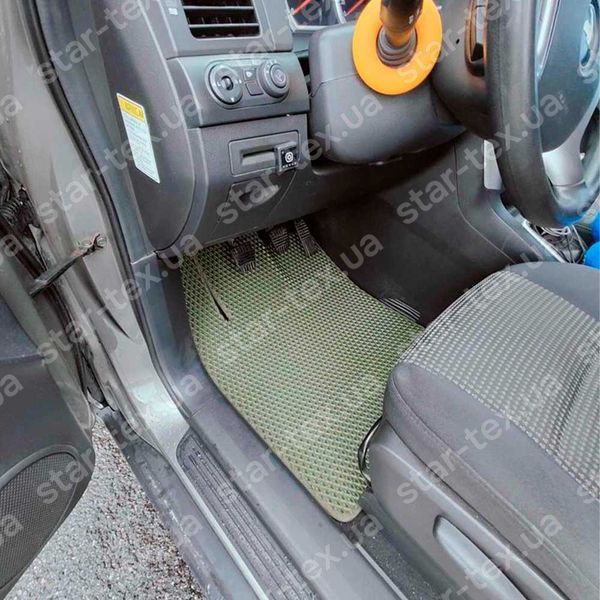 Комплект килимків EVA/Ромб до салону на Chevrolet Captiva (2006 - 2011) ліворульна версія Чорний/Чорний 10394-01-21-41 зображення 2