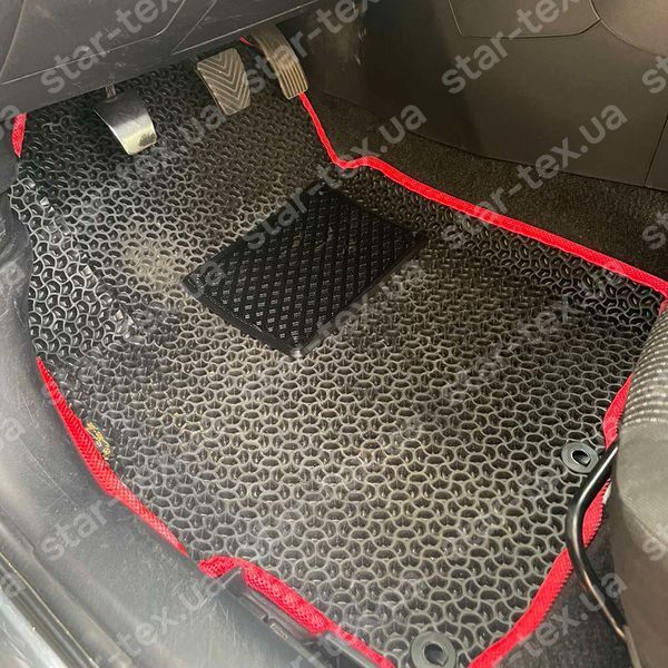Комплект килимків до салону на Mitsubishi Lancer X (2007 - 2015) EU EVA/Ромб Чорний/Чорний 11904-01-21-41 зображення 5