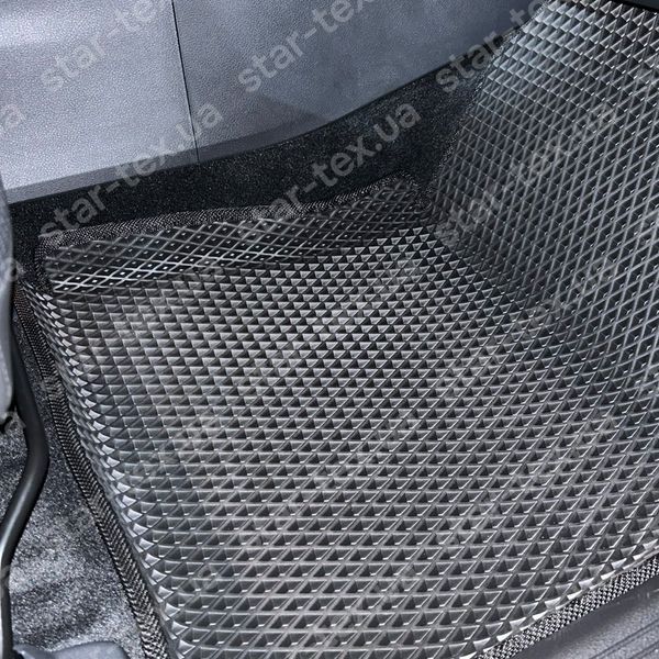 Комплект килимків EVA/Ромб до салону на Nissan Qashqai J12 (2021 - ) гібридна версія e-Power Чорний/Чорний 16095-01-21-41 зображення 5