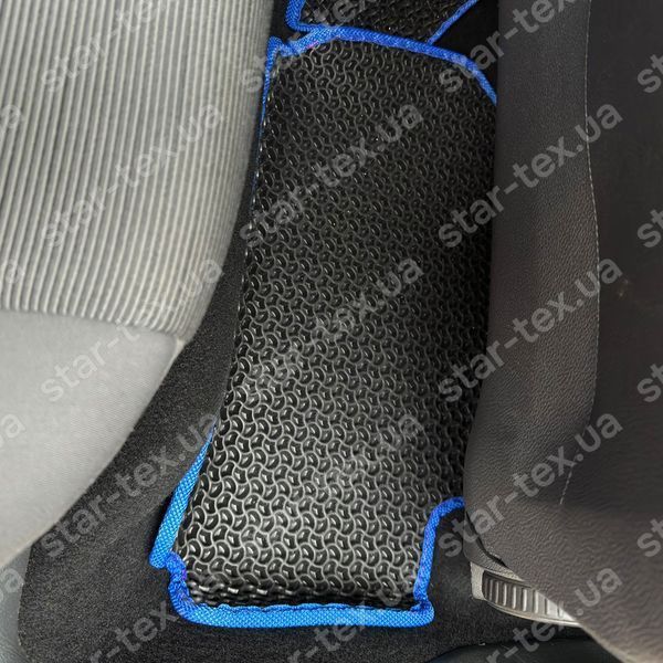 Комплект килимків EVA/Ромб до салону на Volkswagen Golf (MK5) (2003 - 2010) Чорний/Чорний 13053-01-21-41 зображення 10