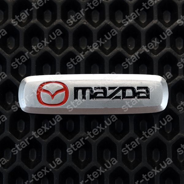 Металлический логотип для автомобильных ковриков Mazda 17193-04-34-00 фото 2