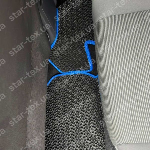 Комплект килимків EVA/Ромб до салону на Volkswagen Golf (MK5) (2003 - 2010) Чорний/Чорний 13053-01-21-41 зображення 11