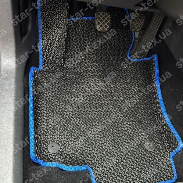 Комплект килимків EVA/Ромб до салону на Volkswagen Golf (MK5) (2003 - 2010) Чорний/Чорний 13053-01-21-41 зображення 8