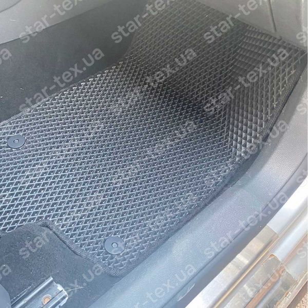 Комплект килимків EVA/Ромб до салону на Volkswagen Golf (MK5) (2003 - 2010) Чорний/Чорний 13053-01-21-41 зображення 7