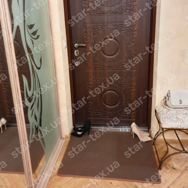 Коврик придверный EVA Ромб Черный/Черный 60х90 17545-01-21-41 фото 3