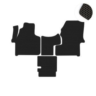 Комплект ковриков на 1-й ряд на Hyundai H-350 (2014 - ) 1+1 EVA/Ромб Черный/Черный 17058-01-21-41 фото 1