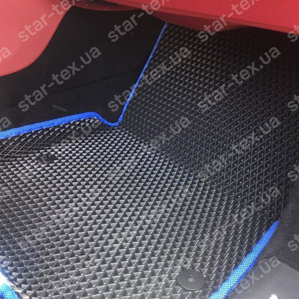 Комплект ковриков в салон на Huawei Seres SF5 (2019 - ) EVA/Ромб Черный/Черный 16275-01-21-41 фото 4