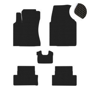 Комплект килимків до салону на Nissan Qashqai J10 (2006 - 2013) з клімат-контролем EVA/Ромб Чорний/Чорний 17227-01-21-41 зображення 1