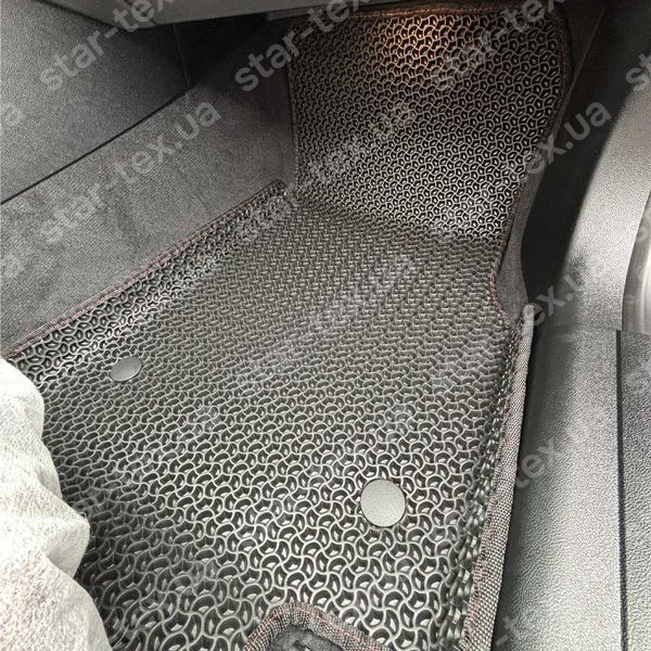 Комплект килимків до салону на BMW I3 (G28) (2022 - ) EVA/Ромб Чорний/Чорний 17640-01-21-41 зображення 8