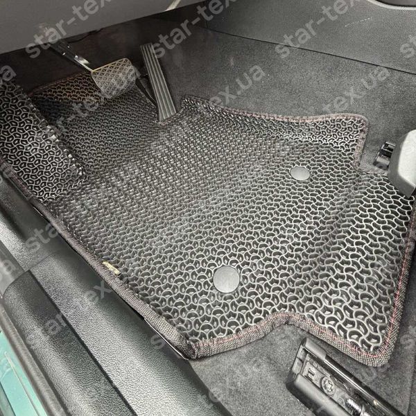 Комплект килимків до салону на BMW I3 (G28) (2022 - ) EVA/Ромб Чорний/Чорний 17640-01-21-41 зображення 5