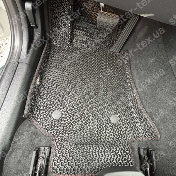 Комплект килимків до салону на BMW I3 (G28) (2022 - ) EVA/Ромб Чорний/Чорний 17640-01-21-41 зображення 4