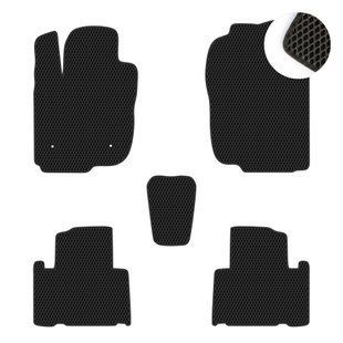 Комплект ковриков в салон на Toyota RAV4 EV (2012 - 2014) EVA/Ромб Черный/Черный 12949-01-21-41 фото 1