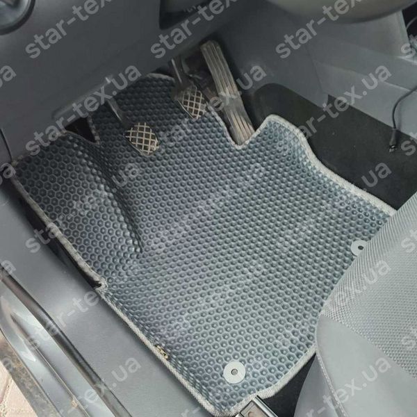 Комплект килимків EVA/Ромб до салону на Volkswagen Caddy III (2004 - 2021) Чорний/Чорний 16211-01-21-41 зображення 11