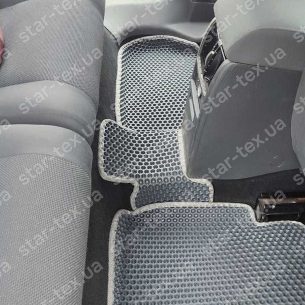 Комплект килимків EVA/Ромб до салону на Volkswagen Caddy III (2004 - 2021) Чорний/Чорний 16211-01-21-41 зображення 17
