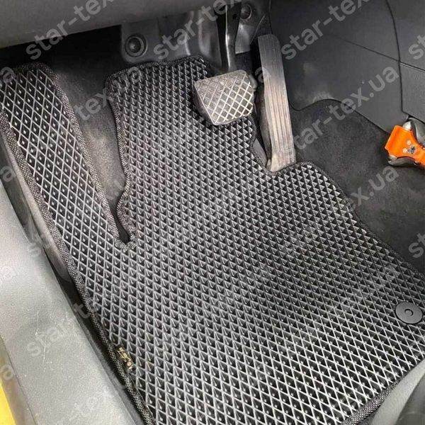 Комплект килимків EVA/Ромб до салону на Volkswagen Caddy III (2004 - 2021) Чорний/Чорний 16211-01-21-41 зображення 2
