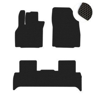 Комплект ковриков EVA/Ромб в салон на Renault Grand Scenic III (2009 - 2015) Черный/Черный 13939-01-21-41 фото 1