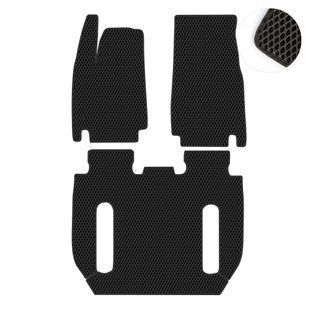 Комплект ковриков в салон на Tesla Model X Plaid (2023 - ) EVA/Ромб Черный/Черный 17046-01-21-41 фото 1
