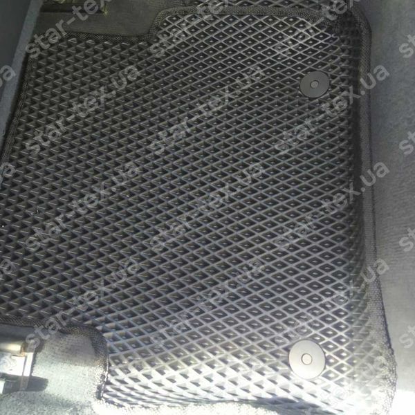 Комплект ковриков EVA/Ромб в салон на Audi A6 C6 (2004 - 2008) седан Черный/Черный 10095-01-21-41 фото 9