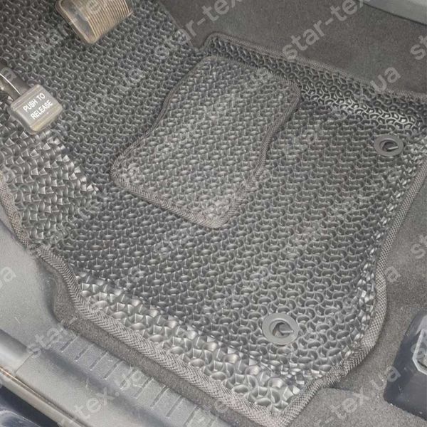 Комплект килимків до салону на Dodge Journey (2008 - 2020) EVA/Ромб Чорний/Чорний 10616-01-21-41 зображення 7