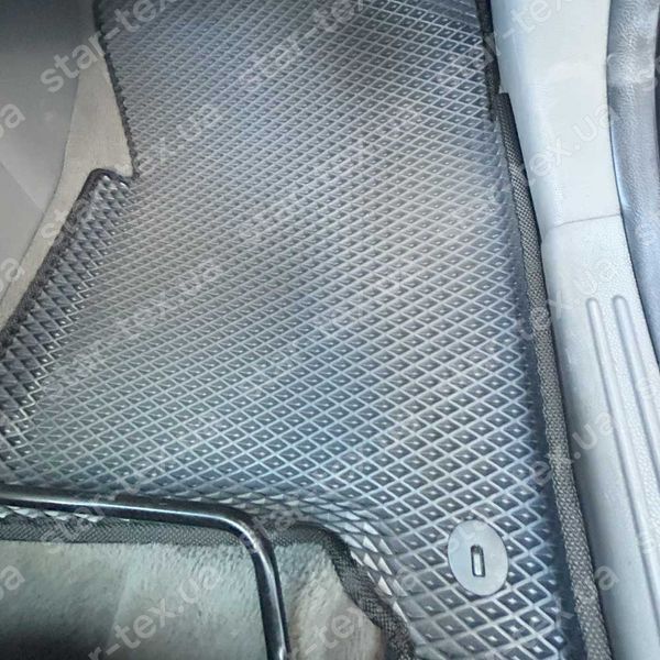 Комплект ковриков в салон на KIA Soul EV I (2014 - 2019) EVA/Ромб Черный/Черный 13704-01-21-41 фото 15