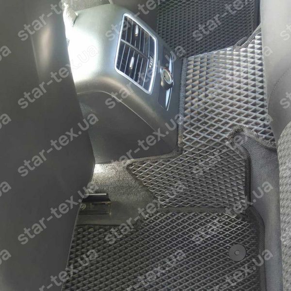 Комплект ковриков EVA/Ромб в салон на Audi A6 C6 (2004 - 2008) седан Черный/Черный 10095-01-21-41 фото 11