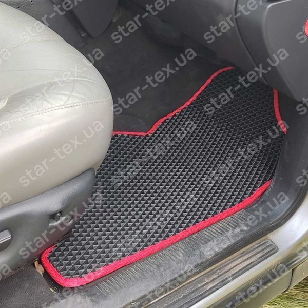 Комплект килимків до салону на Jeep Grand Cherokee II (WJ/WG) (1998 - 2004) EVA/Ромб Чорний/Чорний 10897-01-21-41 зображення 3