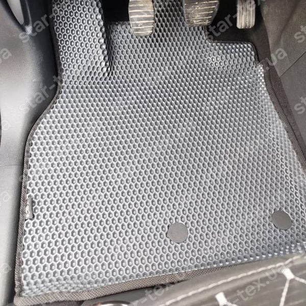 Комплект килимків до салону на Renault Grand Scenic III (2009 - 2015) EVA/Ромб Чорний/Чорний 13939-01-21-41 зображення 18