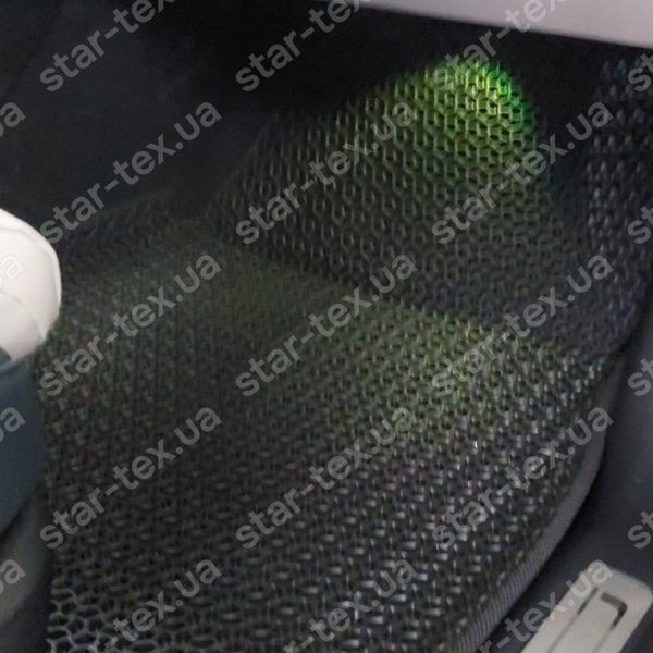 Комплект килимків до салону на BYD Tang EV II (2022 - 2025) EVA/Ромб Чорний/Чорний 13276-01-21-41 зображення 9