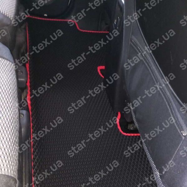 Комплект килимків до салону на Renault Grand Scenic III (2009 - 2015) EVA/Ромб Чорний/Чорний 13939-01-21-41 зображення 22