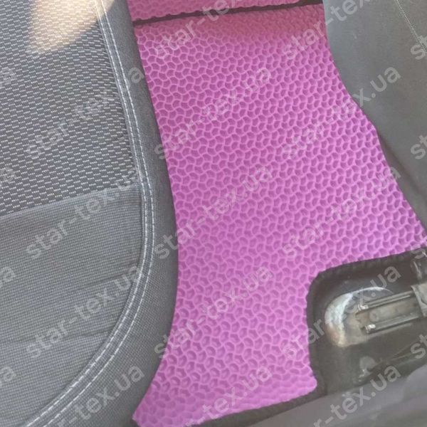 Комплект ковриков в салон на Dacia Sandero I (2008 - 2012) EVA/Ромб Черный/Черный 16263-01-21-41 фото 12