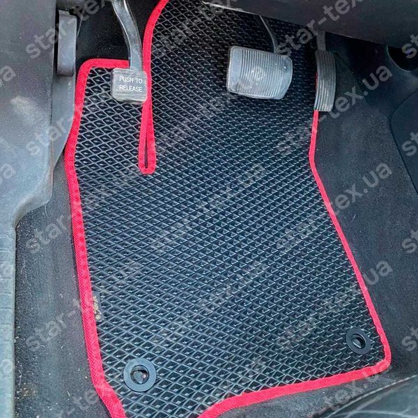 Комплект килимків до салону на Dodge Journey (2008 - 2020) EVA/Ромб Чорний/Чорний 10616-01-21-41 зображення 2