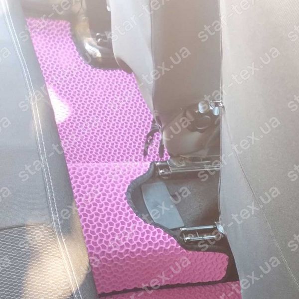 Комплект ковриков в салон на Dacia Sandero I (2008 - 2012) EVA/Ромб Черный/Черный 16263-01-21-41 фото 11
