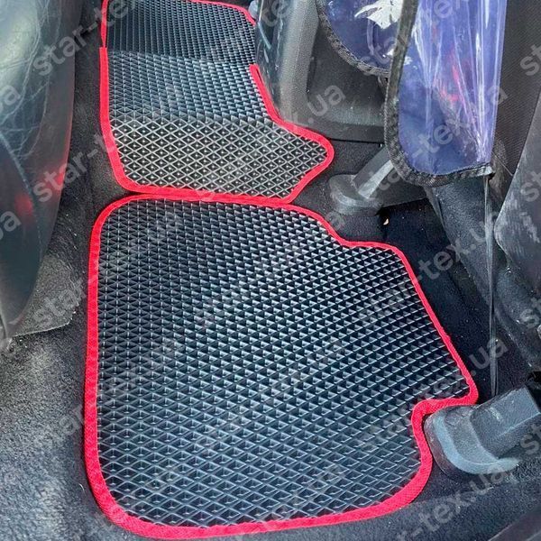 Комплект килимків до салону на Dodge Journey (2008 - 2020) EVA/Ромб Чорний/Чорний 10616-01-21-41 зображення 4