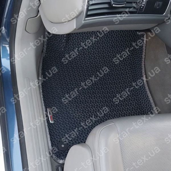 Комплект ковриков EVA/Ромб в салон на Audi A6 C6 (2004 - 2008) седан Черный/Черный 10095-01-21-41 фото 2